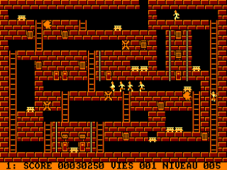 Lode Runner screenshot 2 for Amstrad CPC